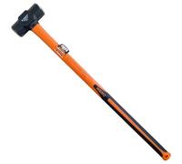 WEDO Sledge Hammer with Fiberglass Shaft, 6lb(2700g) Drilling Club Hammer, Crackhammer, High Carbon Steel, Length 894mm, Shock Resistant, Non-Slip Shaft