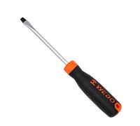 WEDO Slotted Screwdriver, Die-forged of S2 Steel, Magnetic Screwdriver, Ergonomic Comfortable Non-Slip Handle,5 * 75mm
