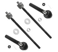 WEDOAUTO 4Pcs Steering & Suspension Kit Front Outer Inner Tie Rods End Links Left Driver Right Passenger Fit For Subaru Impreza 2002-2003, For Subaru Impreza WRX STi 2004 Replace# ES3712 EV800361