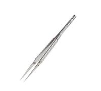 WEDOFIX Precision Titanium Tweezers Silver with Fine Pointed Tips Non-magnetic Microscope Tweezers for Micro Soldering Work Watch Repair Electronics Maintenance Crafting