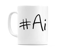 WeDoMugs #Ai Ceramic 11oz Coffee Tea Gift Mug Cup