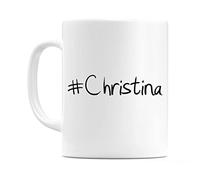 WeDoMugs #Christina Ceramic 11oz Coffee Tea Gift Mug Cup
