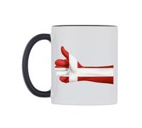 WeDoMugs Denmark Thumbs up Flag Ceramic Mug