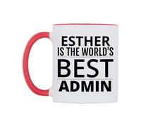 WeDoMugs Esther is The World's Best Admin Ceramic Mug
