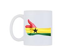 WeDoMugs Ghana Thumbs up Flag Ceramic Mug