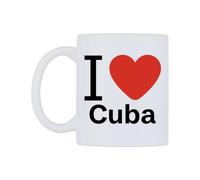 WeDoMugs I Love Cuba Ceramic Mug