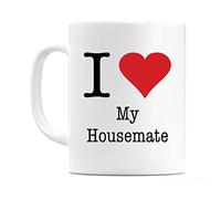 WeDoMugs I Love My Housemate 11oz Coffee Tea Mug Cup