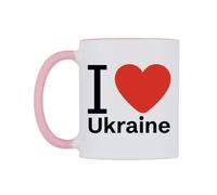 WeDoMugs I Love Ukraine Ceramic Mug