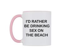 WeDoMugs I'd Rather Be Drinking Sex On The Beach Ceramic Mug