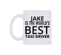 WeDoMugs Jake is The World's Best Taxi Driver Ceramic Mug