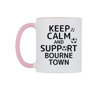 WeDoMugs Keep Calm and Support Bourne Town Ceramic Mug