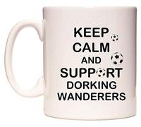 WeDoMugs Keep Calm and Support Dorking Wanderers Ceramic 11oz Coffee Tea Gift Mug Cup