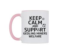WeDoMugs Keep Calm and Support Gedling Miners Welfare Ceramic Mug