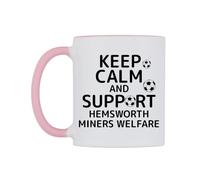 WeDoMugs Keep Calm and Support Hemsworth Miners Welfare Ceramic Mug