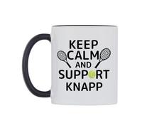 WeDoMugs Keep Calm and Support Knapp Ceramic Mug