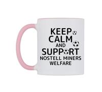 WeDoMugs Keep Calm and Support Nostell Miners Welfare Ceramic Mug