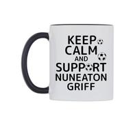 WeDoMugs Keep Calm and Support Nuneaton Griff Ceramic Mug