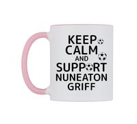 WeDoMugs Keep Calm and Support Nuneaton Griff Ceramic Mug