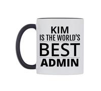 WeDoMugs Kim is The World's Best Admin Ceramic Mug