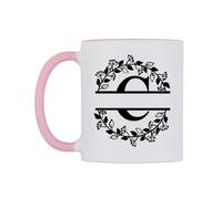 WeDoMugs Letter C Split Monogram Ceramic Mug