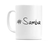 WeDoMugs #Samba Ceramic 11oz Coffee Tea Gift Mug Cup