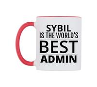 WeDoMugs Sybil is The World's Best Admin Ceramic Mug