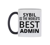 WeDoMugs Sybil is The World's Best Admin Ceramic Mug
