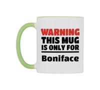 WeDoMugs Warning This Mug is ONLY for Boniface Ceramic Mug