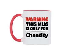 WeDoMugs Warning This Mug is ONLY for Chastity Ceramic Mug