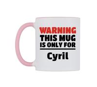 WeDoMugs Warning This Mug is ONLY for Cyril Ceramic Mug
