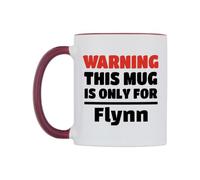 WeDoMugs Warning This Mug is ONLY for Flynn Ceramic Mug
