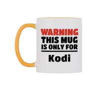 WeDoMugs Warning This Mug is ONLY for Kodi Ceramic Mug