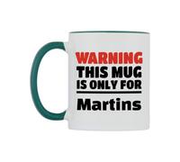 WeDoMugs Warning This Mug is ONLY for Martins Ceramic Mug