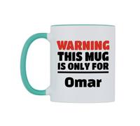 WeDoMugs Warning This Mug is ONLY for Omar Ceramic Mug