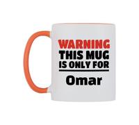 WeDoMugs Warning This Mug is ONLY for Omar Ceramic Mug