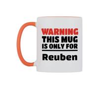 WeDoMugs Warning This Mug is ONLY for Reuben Ceramic Mug