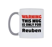 WeDoMugs Warning This Mug is ONLY for Reuben Ceramic Mug