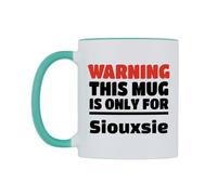 WeDoMugs Warning This Mug is ONLY for Siouxsie Ceramic Mug