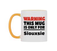 WeDoMugs Warning This Mug is ONLY for Siouxsie Ceramic Mug