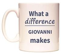 WeDoMugs What a Difference Giovanni Makes Ceramic 11oz Coffee Mug