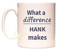 WeDoMugs What a Difference Hank Makes Ceramic 11oz Coffee Mug