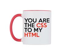 WeDoMugs You are The CSS to My HTML Ceramic Mug