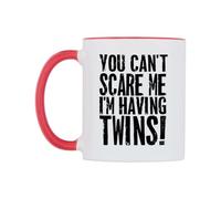 WeDoMugs You Can't Scare Me I'm Having Twins! Ceramic Mug
