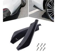 WEDSLK 2Pcs Rear Bumper Lip Side Corner Spoiler Kit for Ford Transit Van, Rear Bumper Diffuser Spoilers for Cars, Skirt Side Fender,A/Black