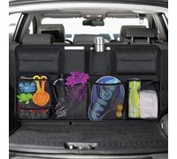 WEDSLK Car Boot Organiser for Audi S3 S4 S5 S6 S7 Q3 Q5 Q7 RS4 RS5 RS6 R8 4G8, Car Trunk Organizer, Rear Seat Car Organizer and Storage, Hanging Car Seat Storage Bag