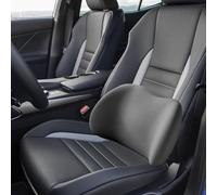 WEDSLK Car Headrest & Lumbar Support Cushion for SUZUKI GSX-R GSXR 1000 K1 K2 K3 K4 K5 K6 K7 K8, Memory Foam Car Seat Headrest and Lumbar Support Cushion for Neck,Grey-Lumbar Cushion