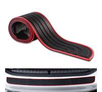 WEDSLK Car Rear Bumper Protector for Lexus RX450H RX 450H RX450 RX 450 RX350 AL10 AL20, Anti-scratch Rubber Rear Bumper Protector Cover, Door Sill Protector Stickers,9 * 104-Black Red