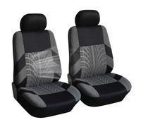 WEDSLK Car Seat Covers for Audi A4 S4 A4 allroad A5 S5 Q7 4G S6 RS6, Car Seat Protectors, Car Seat Accessories, Water Resistant Easy Clean Seat Covers for Car,2 Seats-Grey