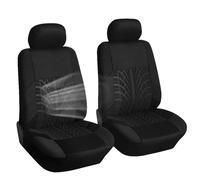 WEDSLK Car Seat Covers for FIAT Panda Hybrid City Cross, Car Seat Protectors, Car Seat Accessories, Water Resistant Easy Clean Seat Covers for Car,5 Seats-Black
