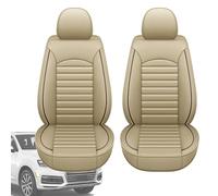 WEDSLK Car Seat Covers Front Pair for Renault Master Mk3, Water Resistant Easy Clean Seat Covers for Car, Car Seat and Headrest Covers,Beige